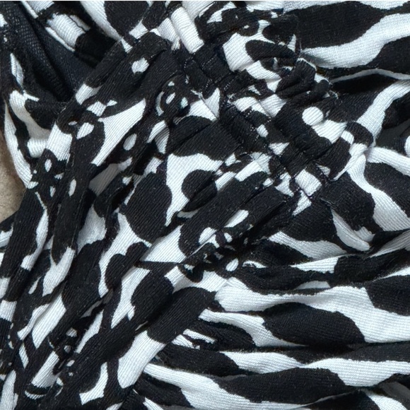 NWT Anthropologie Dress Plenty By Tracy Reece Maxi Black Print Marcia Stretch - Picture 14 of 16